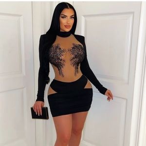 🖤Black diamond dress 🖤